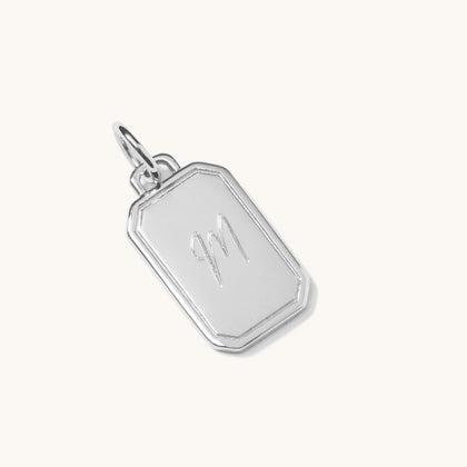 Tag Pendant Silver